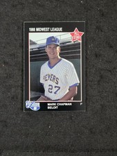 1989 Grand Slam baseball card # 59 Mark Chapman ( VG to EX  )