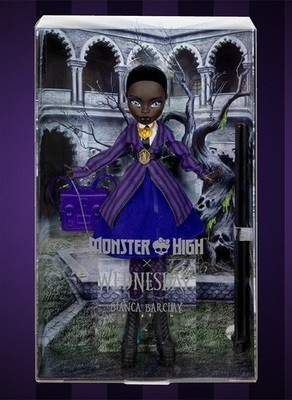 Monster High - Wednesday White Barclay Doll - Mattel Toys Mittwoch