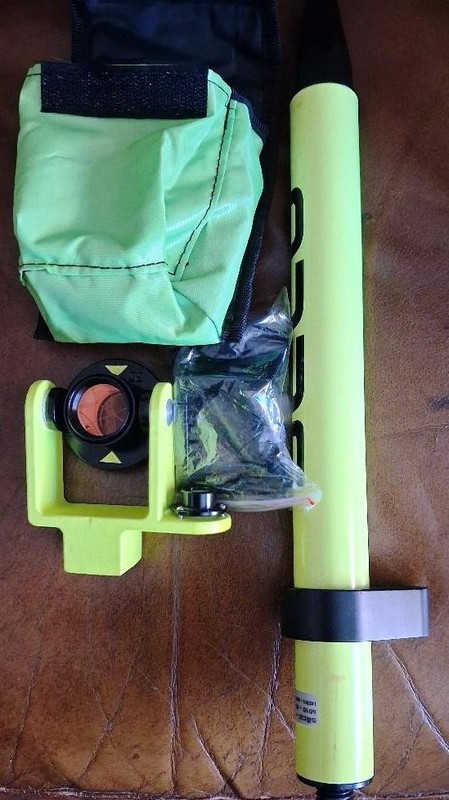 SECO  Prism Pole With Mini prism bubble level