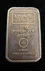 Rare A-Mark Vintage 1980’s 301 One Ounce 1 oz .999 SILVER Bar Ingot Chunky Loaf