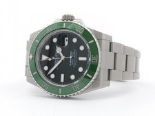 Rolex Submariner Date Black Dial Green Bezel "Starbucks" Stainless Steel 126610