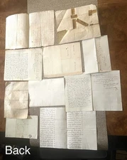 18th C. Lot of (10) Original Documents, Letters, Signed/Dated Between 1721-1799