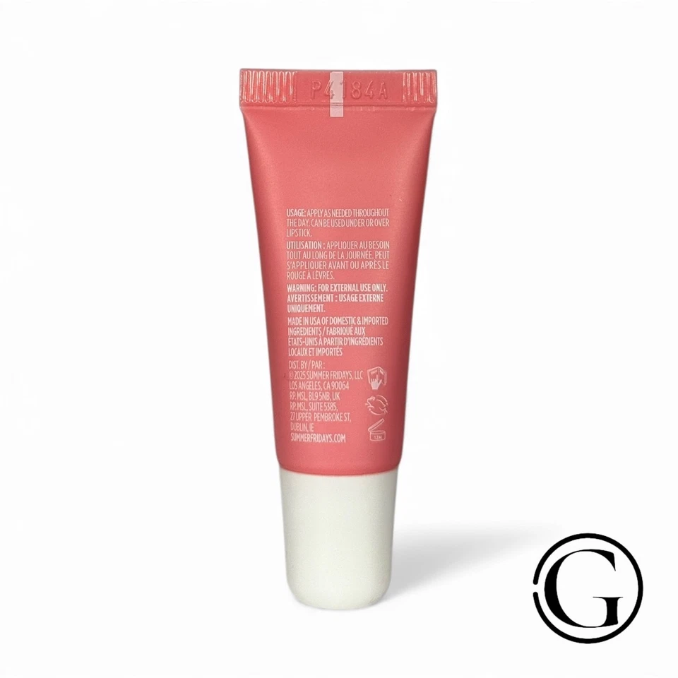 PACK OF 2 Summer Fridays PINK SUGAR Lip Butter Balm .25 oz ea. = Full Size - Image 3 of 3