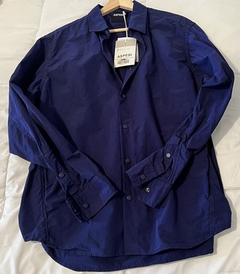 ASPESI straight-point collar overshirt -  Size L