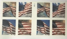 One Roll of 100 US Flags 2024 First Class Mail Stamps New Package