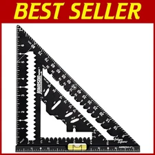 Precision Aluminum Johnny Square with Level Vial