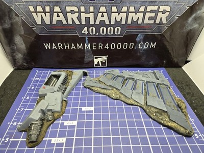 40k 30k Terrain x2 Pro Painted Crashed Landed Aquila Wrecked Vehicle Scenery OOP