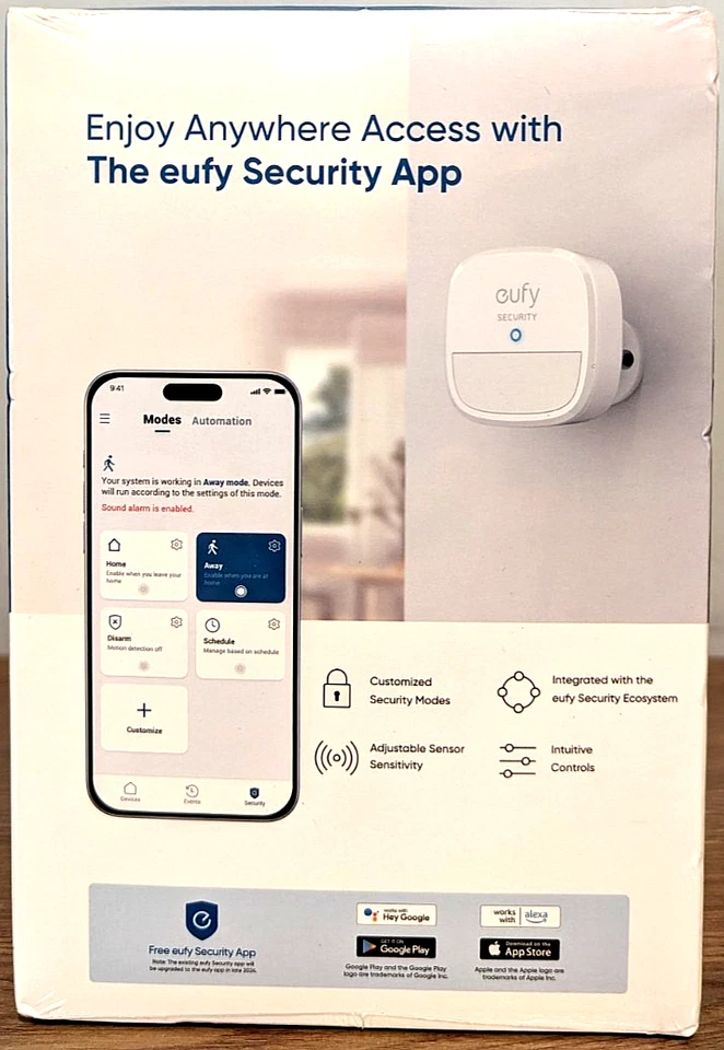 NEW! eufy 5-Piece Home Alarm/Security Kit (T8990121-4) - Image 3 of 4