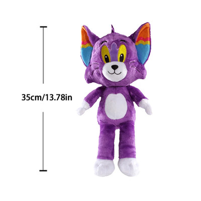Anime Tom and Jerry Plush Toy Cartoon Cat Mouse Soft Stuffed Animal Doll Gift fo