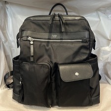 Tutilo New York Bag Black Multi Pockets Backpack Bag Laptop Purse