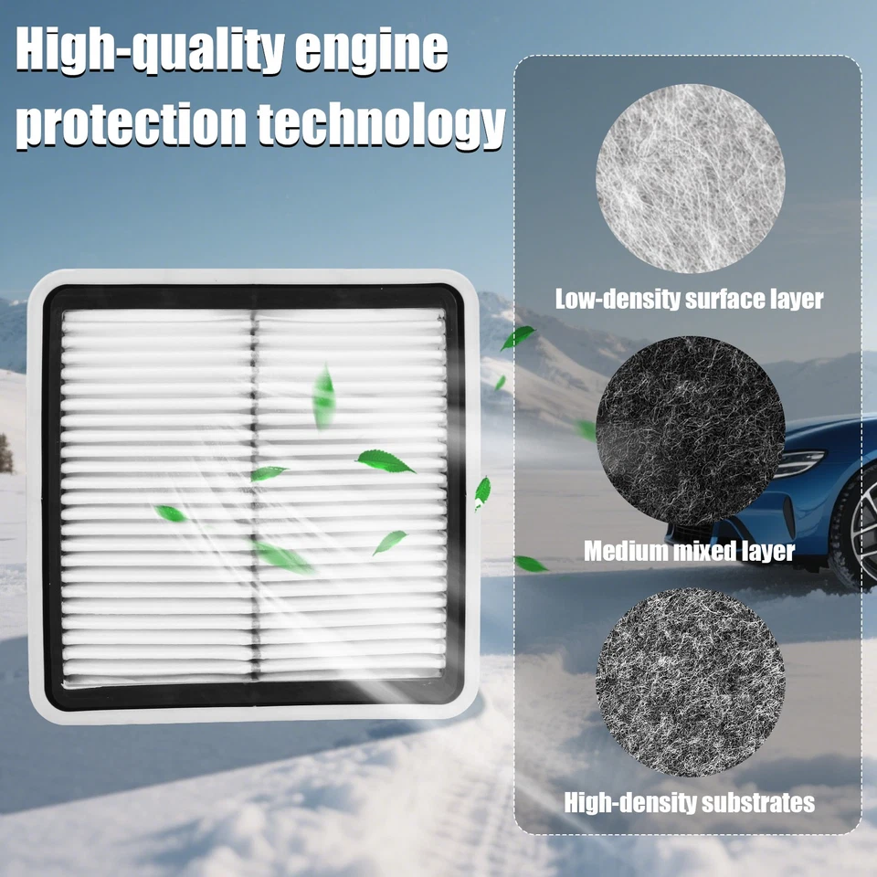 Nuevo filtro de aire del motor para Subaru Forester Impreza Legacy Outback 16546-AA10A EE. UU. Foto 3 de 4