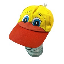 Oriental Trading Duck Face Yellow Kids Fun Hat Cap Adjustable Cotton