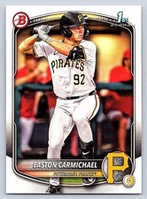 250x EASTON CARMICHAEL PIRATES RC 1st card 2025 BOWMAN DRAFT #BD-50 250cards