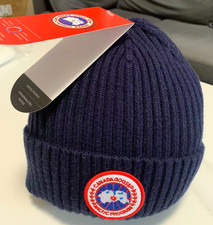 2026 CANADA GOOSE White Couple Winter Warm Knitted Hat, Knitted Hat, Ski Hat