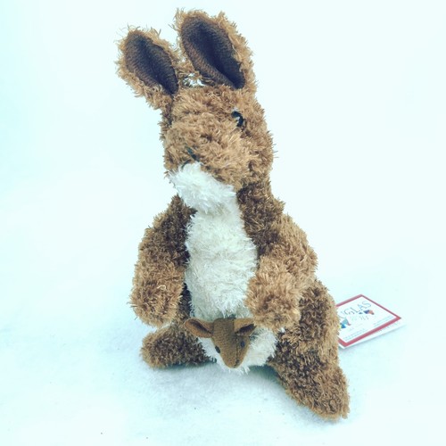 Douglas Kangaroo & Baby Joey Plush 9" RARE Stuffed Animal Toy 3746