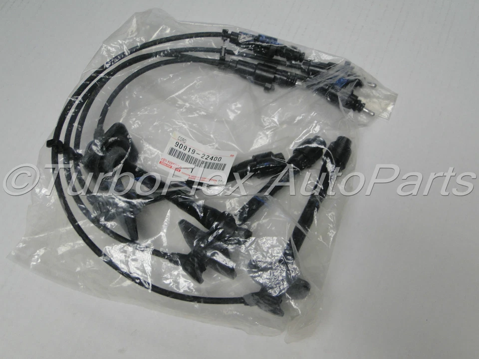 Toyota Camry Solara RAV4 4 cilindros Juego de cables de bujías originales OEM 90919-22400 Foto 4 de 4