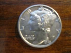 1943 P "Mercury" Liberty Dime AU/BU!