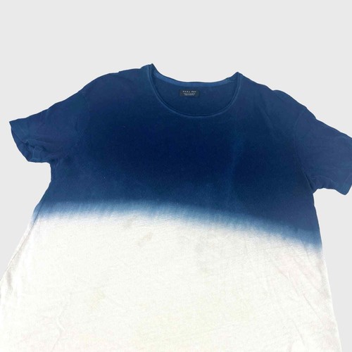 Zara Man Double Color Shaded T-Shirt - Picture 5 of 9