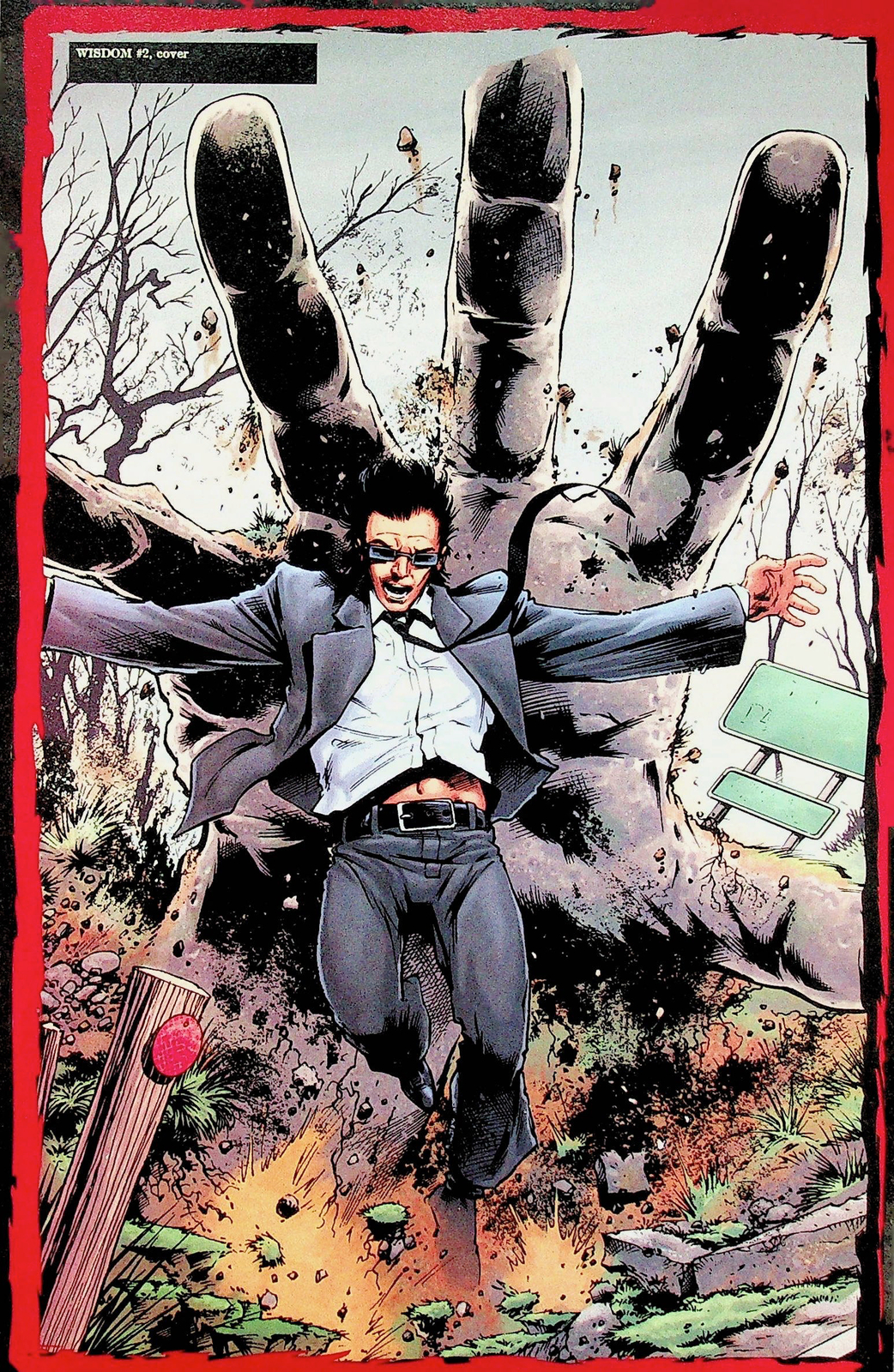 Wisdom #2 Cover Comic Mini Poster 6.5x10 Max Comics Collectible Art