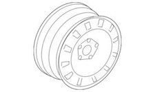 Genuine Ford 2008-2009 Mustang 18 Inch Wheel Rim Alloy Polished 8r3z-1007-a