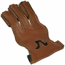 ALLNESS BIG SHOT ARCHERY GLOVE THREE FINGER FOR BOW ARROW SHOOTING WITH SMOOTH R