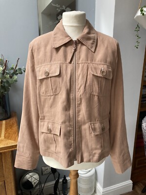 Stormafit Leisure Pink / Tan Suedette Jacket XL