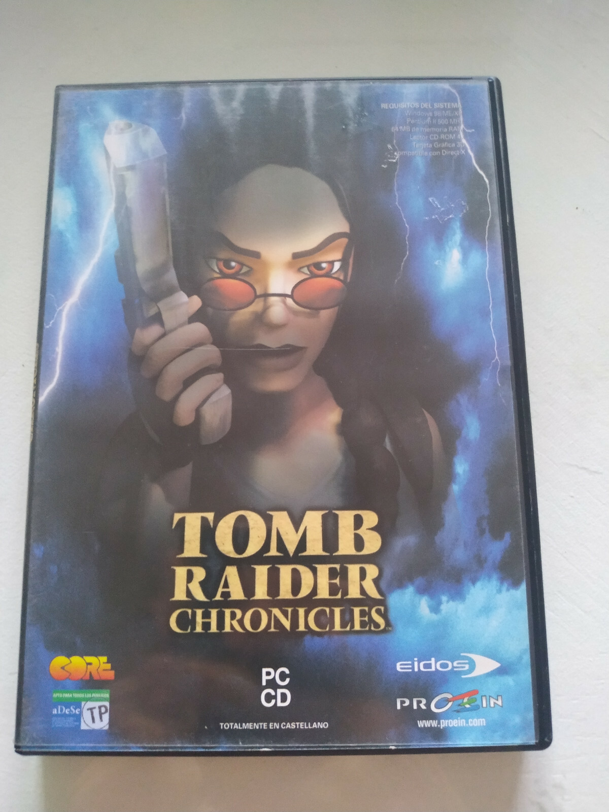 Tomb Raider Chronicles Lara Croft Eidos - Game for PC CD-Rom Spain