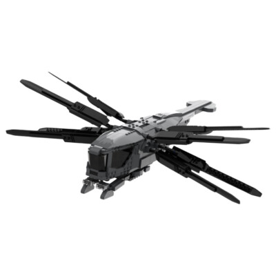 Small Transport Vessel Ornithopter Model 744 teile Building Toys C7621