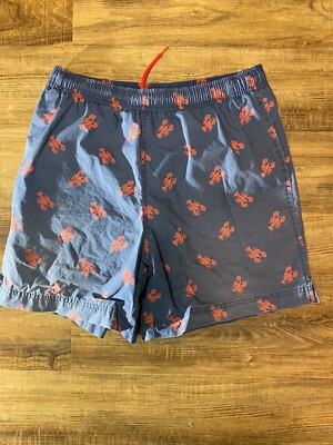 red polo swim trunks