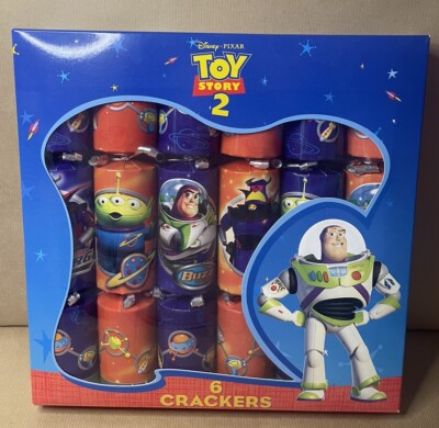 Vintage Disney Pixar Toy Story 2 Weihnachtsknacker. Neu ungeöffnet. 6 Cracker