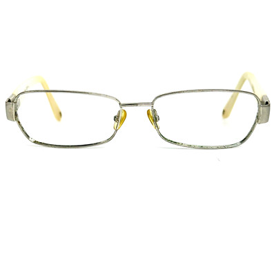 MAX MARA MM1128 0L4k Eyeglasses Frames Full Rim Silver Beige H3639