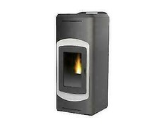 LAMINOX TLV24IRS ROSSO CARLOTTA IDRO LUX TERMOSTUFA A PELLET IDROVENTILATA 25 KW