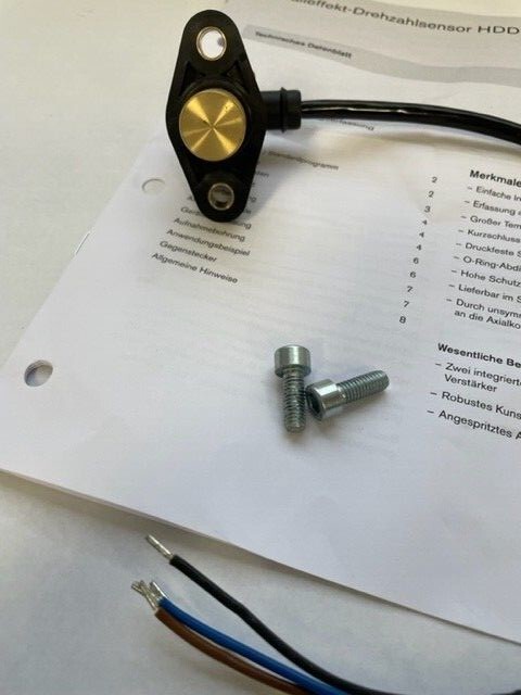 TEREX Rotation Speed Sensor, HDD2L16PA/20 + mount kit, part