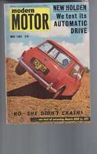 MOTOR MAGAZINE , MODERN MOTOR , MAY 1961