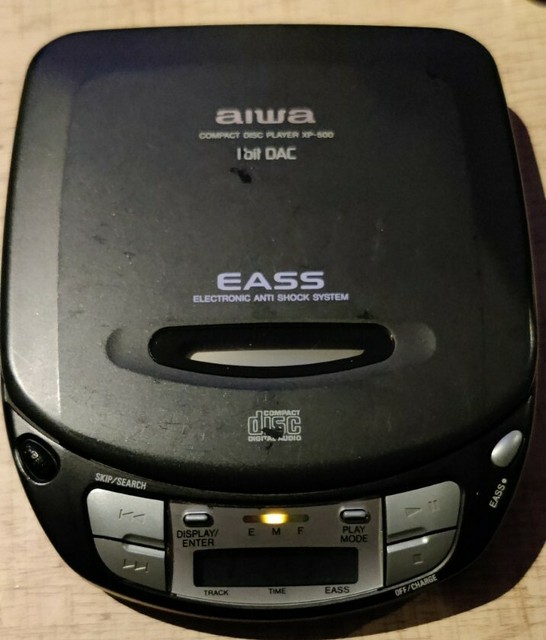 Aiwa Compact Disc CD Player Xp500 With Recoton Car DC Converter 6vdc 300ma for sale online eBay