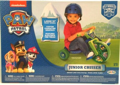 paw patrol junior cruiser tricycle