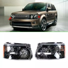 Pair Front Headlights Assembly LED 2P For Land Rover Range Rover Sport 2010-2013