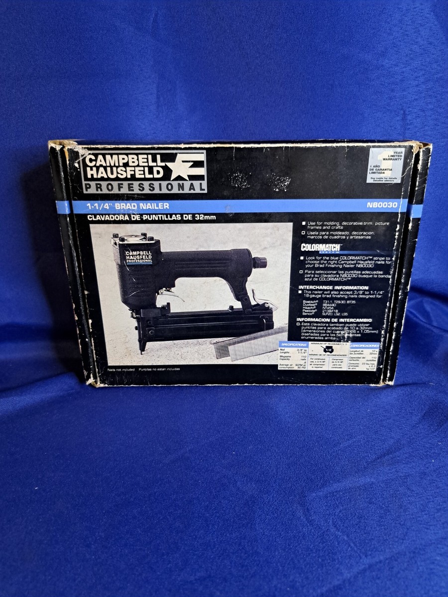 New in Box Campbell Hausfeld Professional Model NB0030 Finishing