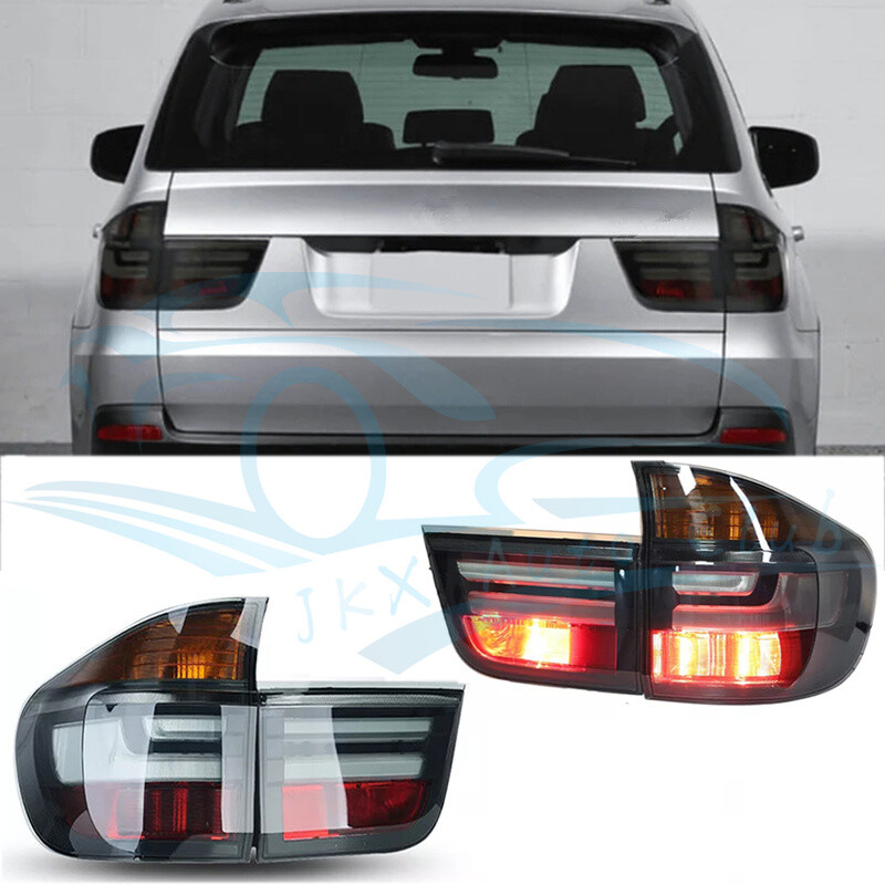 Fit For 2007-2013 BMW E70 X5 Pair LED Smoked Tail Lights Rear