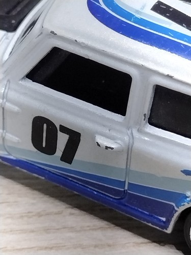 Morris Mini Hot Wheels 2007 Pop-Offs #37 White 10 Spoke Wheels 1/64 Loose - Picture 19 of 24