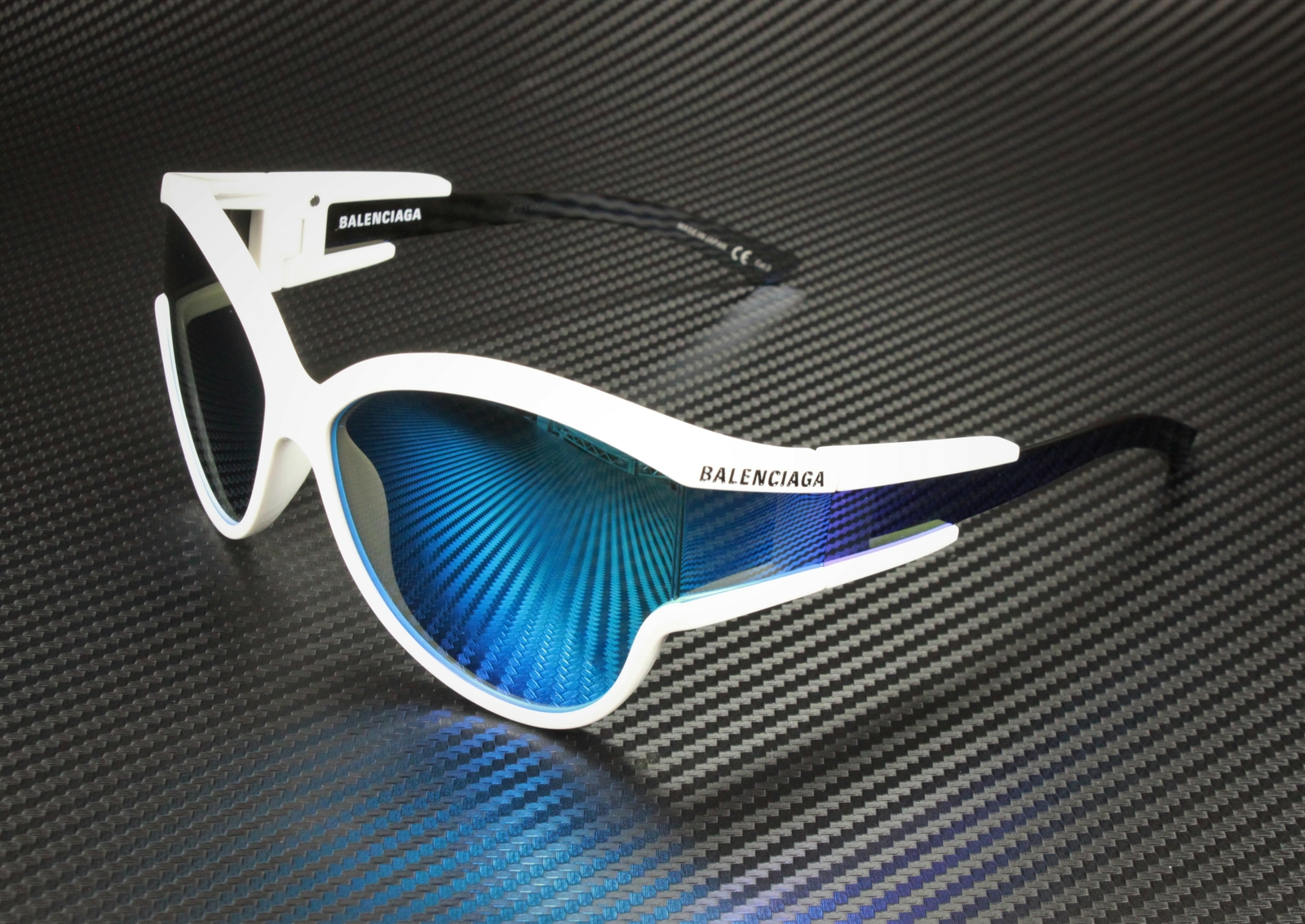 balenciaga white sunglasses