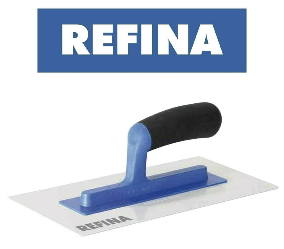 REFINA 11" x 5.5" Flexible Plastic Trowel Plastering Rendering Finishing Float