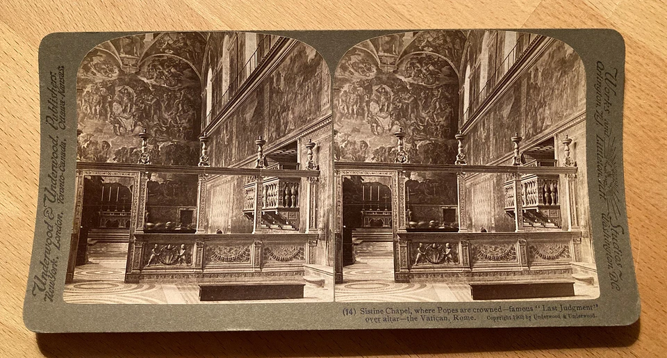 Mixed Lot of 22 Various Antique Stereoview Slides of Italy – In Good Condition - Imagem 3 de 4