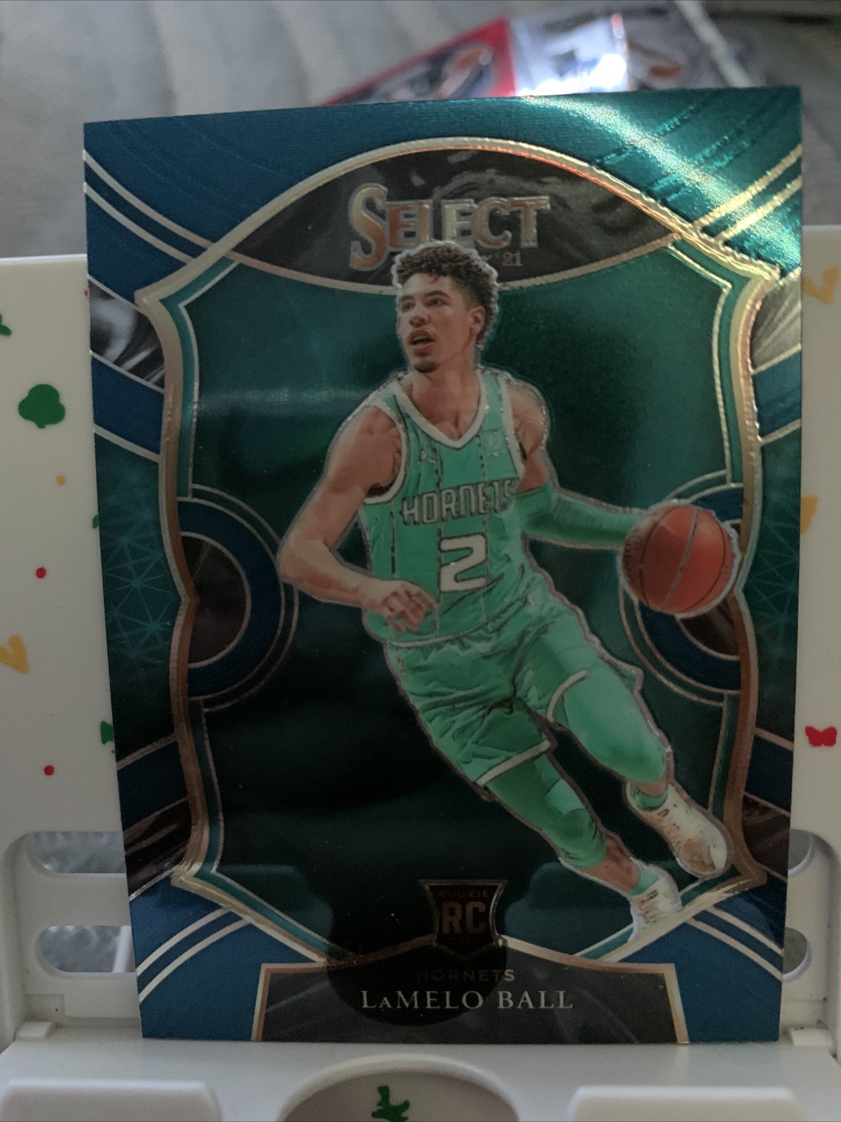 2020-21 Panini Select - Concourse Light Blue Prizm #63 LaMelo Ball /299 (RC)