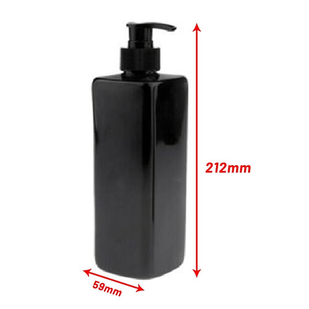 Leak Proof 500ml Pump Bottles Perfect for Storing Shower Gels Lotions