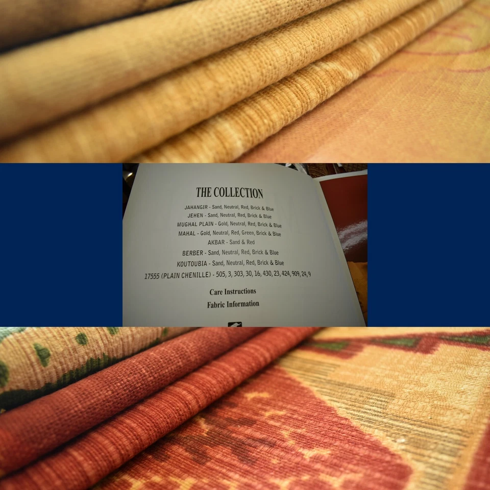 Andrew Martin - LIBROS DE MUESTRA DE TELAS RARAS MOGHAL - 27 muestras - L 17" X W 17"  Foto 4 de 4