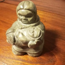 Nice vintage stone (composite?) Inuit carving 1970s