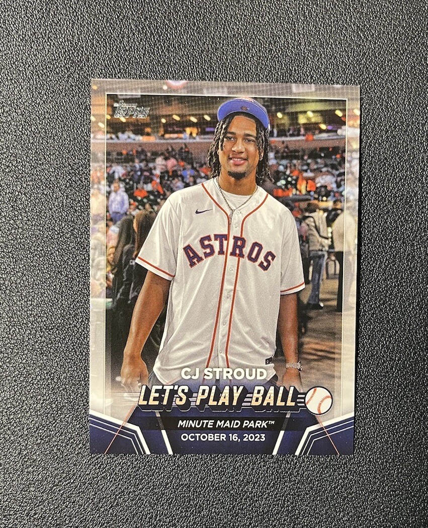 2024 Topps Series 2 Let's Play Ball CJ STROUD SP Short Print Houston Astros