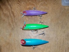 Luhr Jensen J-PLUG 5.5" PURPLE GLOW W/Harness NEAR MINT  12/26