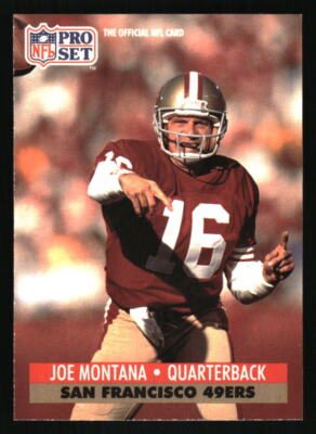 1991 Pro Set  #653 Joe Montana